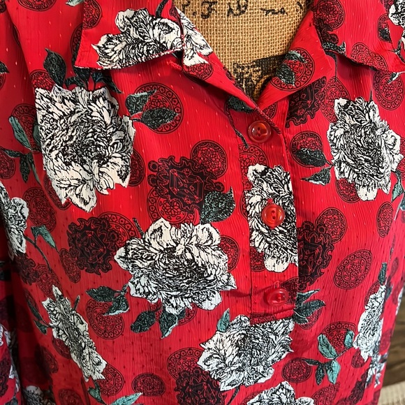 Vintage Pykettes blouse size L - Picture 2 of 6